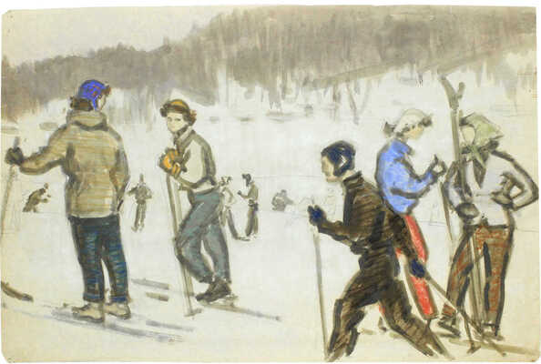 Гершаник Роман Васильевич. Лыжники 